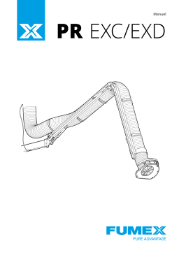 Fumex PR EXC/EXD Manuel du propriétaire
