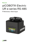 PIAB piCOBOT Electric UR (Universal Robots) Manuel du propri&eacute;taire