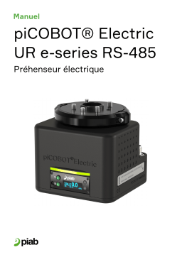 PIAB piCOBOT Electric UR (Universal Robots) Manuel du propriétaire