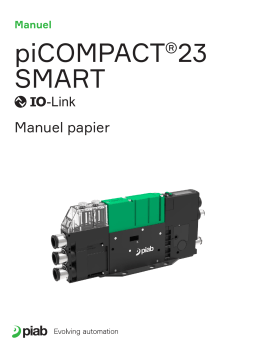 PIAB piCOMPACT23 SMART IO-Link Manuel du propriétaire