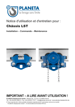 Planeta LST-G-EX Manuel du propriétaire