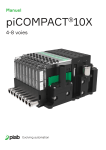 PIAB piCOMPACT10X 4-8 voies Manuel du propri&eacute;taire