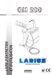 Larius CH200 Manuel utilisateur