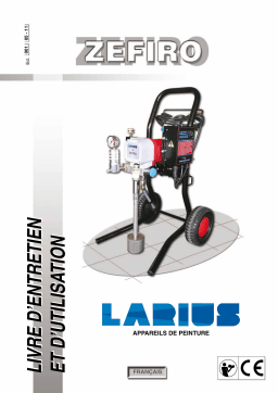 Larius Airless Zefiro Manuel utilisateur