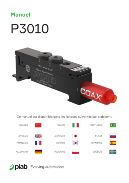 PIAB P3010 Manuel du propriétaire