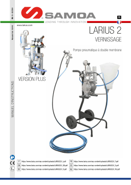 Larius Verniciatura Manuel utilisateur