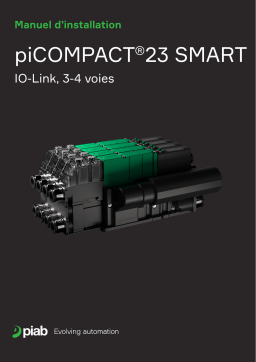 PIAB piCOMPACT23 SMART IO-Link, 3-4 voies Manuel du propriétaire