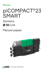 PIAB piCOMPACT23 SMART Siemens IO-Link Manuel du propri&eacute;taire