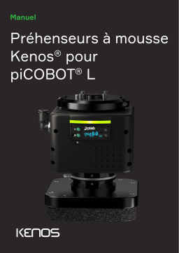 PIAB Préhenseurs à mousse pour piCOBOT L Manuel du propriétaire