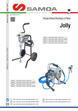 Larius Airless Jolly Manuel utilisateur