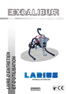 Larius Airless Excalibur Manuel utilisateur