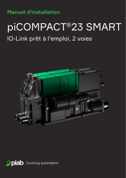 PIAB piCOMPACT23 SMART IO-Link prêt à l’emploi, 2 voies Manuel du propriétaire