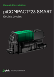 PIAB piCOMPACT23 SMART IO-Link, 2 voies Manuel du propri&eacute;taire
