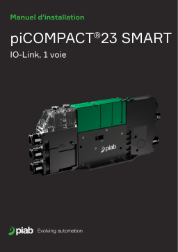 PIAB piCOMPACT23 SMART IO-Link, 1 voie Manuel du propriétaire