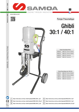 Larius Ghibli 30:1/40:1 Manuel utilisateur