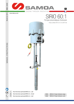 Larius Sirio 60:1 Manuel utilisateur