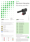 PIAB &Eacute;jecteurs Vacuplus MINI, MINI Slim, MIDI, MIDI 2 Manuel du propri&eacute;taire