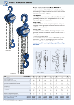 Planeta PULLMASTER-II Manuel du propriétaire