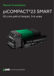 PIAB piCOMPACT23 SMART IO-LINK pr&ecirc;t &agrave; l&acute;emploi, 3-4 voies Manuel du propri&eacute;taire