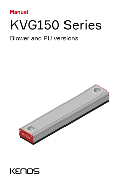 PIAB KVG150 Blower and PU versions Manuel du propriétaire