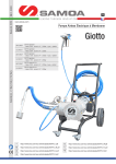 Larius Airless Giotto Manuel utilisateur