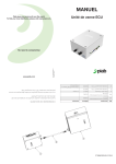 PIAB Unit&eacute; de vanne ECU Manuel du propri&eacute;taire
