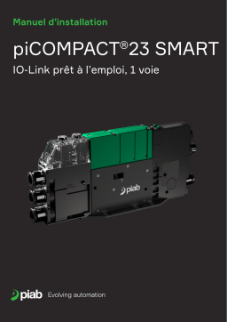 PIAB piCOMPACT23 SMART IO-Link prêt à l’emploi, 1 voie Manuel du propriétaire