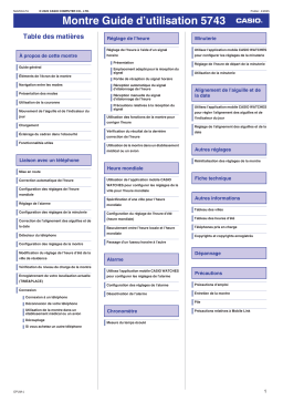 Casio MTG-B4000B Manuel utilisateur