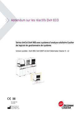 Beckman Coulter DxH ECO Reagents Manuel du propriétaire