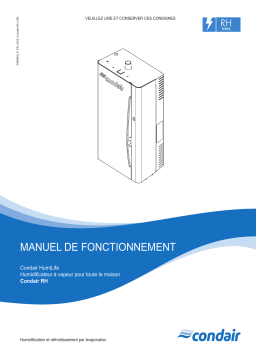Condair RH Operation  Manuel utilisateur