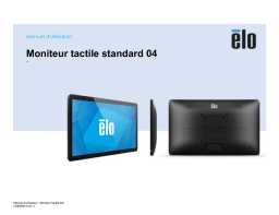 Elo 1504L 15" Touchscreen Monitor Mode d'emploi