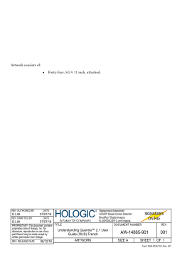 Hologic Understanding Quantra 2.1 Mode d'emploi