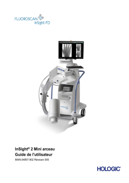 Hologic Insight FD Mini C-arm Imaging System Mode d'emploi