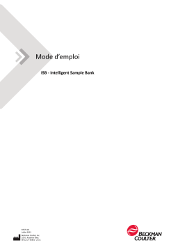 Beckman Coulter AutoMate 2500 Family Sample Processing Systems Manuel du propriétaire
