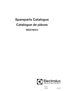 Electrolux WED785CV Manuel utilisateur