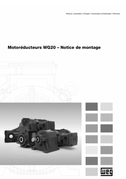 WEG Motoréducteurs WG20 – Notice de montage Une information important