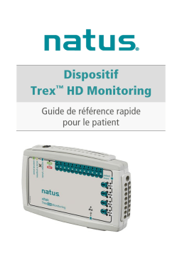 natus Trex HD Monitoring Patient Mode d'emploi