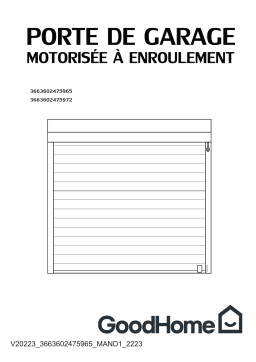 GoodHome Garage door set Manuel utilisateur