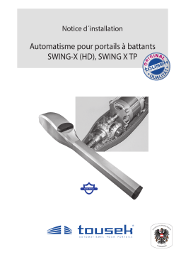 Tousek Swing-X Manuel du propriétaire