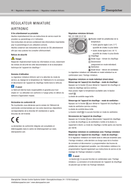 Eberspacher Airtronic Mini-Controller Mode d'emploi
