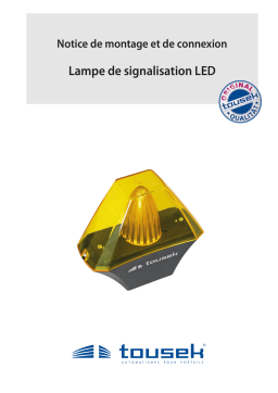 Tousek LED-Blinkleuchte Manuel du propriétaire