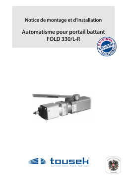 Tousek FOLD-330 Manuel du propriétaire
