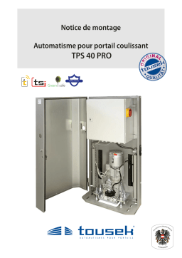 Tousek TPS-40-PRO Manuel du propriétaire