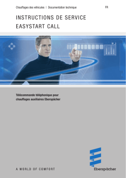 Eberspacher EasyStart Call Mode d'emploi