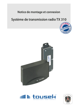 Tousek TX-310 Manuel du propriétaire
