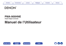 Denon PMA-900HNE Manuel du propriétaire