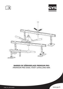 GYS PREMIUM PRO LEVELLING BAR (900mm) Manuel du propriétaire
