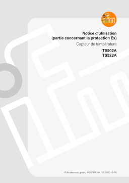 IFM TS502A Mode d'emploi