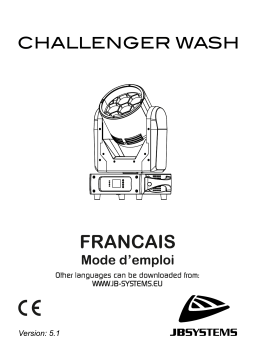 JB systems CHALLENGER WASH Mode d'emploi