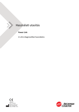 Beckman Coulter Power Link Mode d'emploi